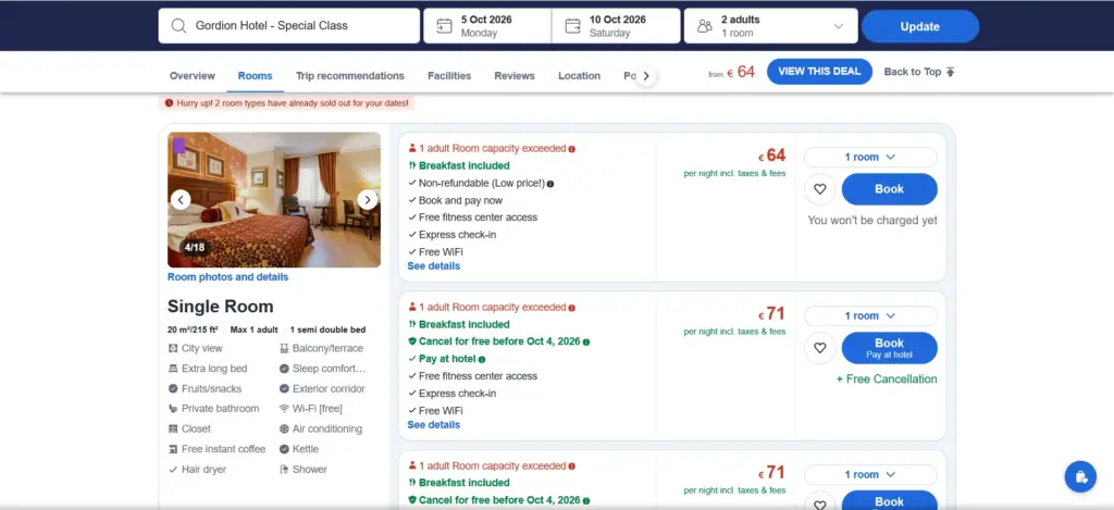 Gordion Hotel - Special Class + raňajky v cene