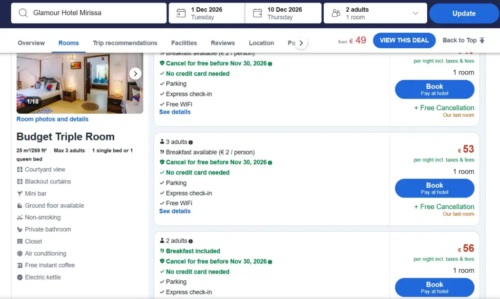 Glamour Hotel Mirissa | 504 eur za celé ubytovanie